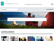 Tablet Screenshot of firmagaver24.no
